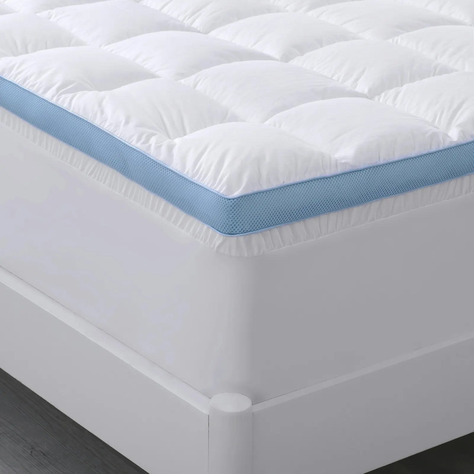 Dreamaker 800GSM Cool Breathe Memory Fibre Mattress Topper King Single Bed