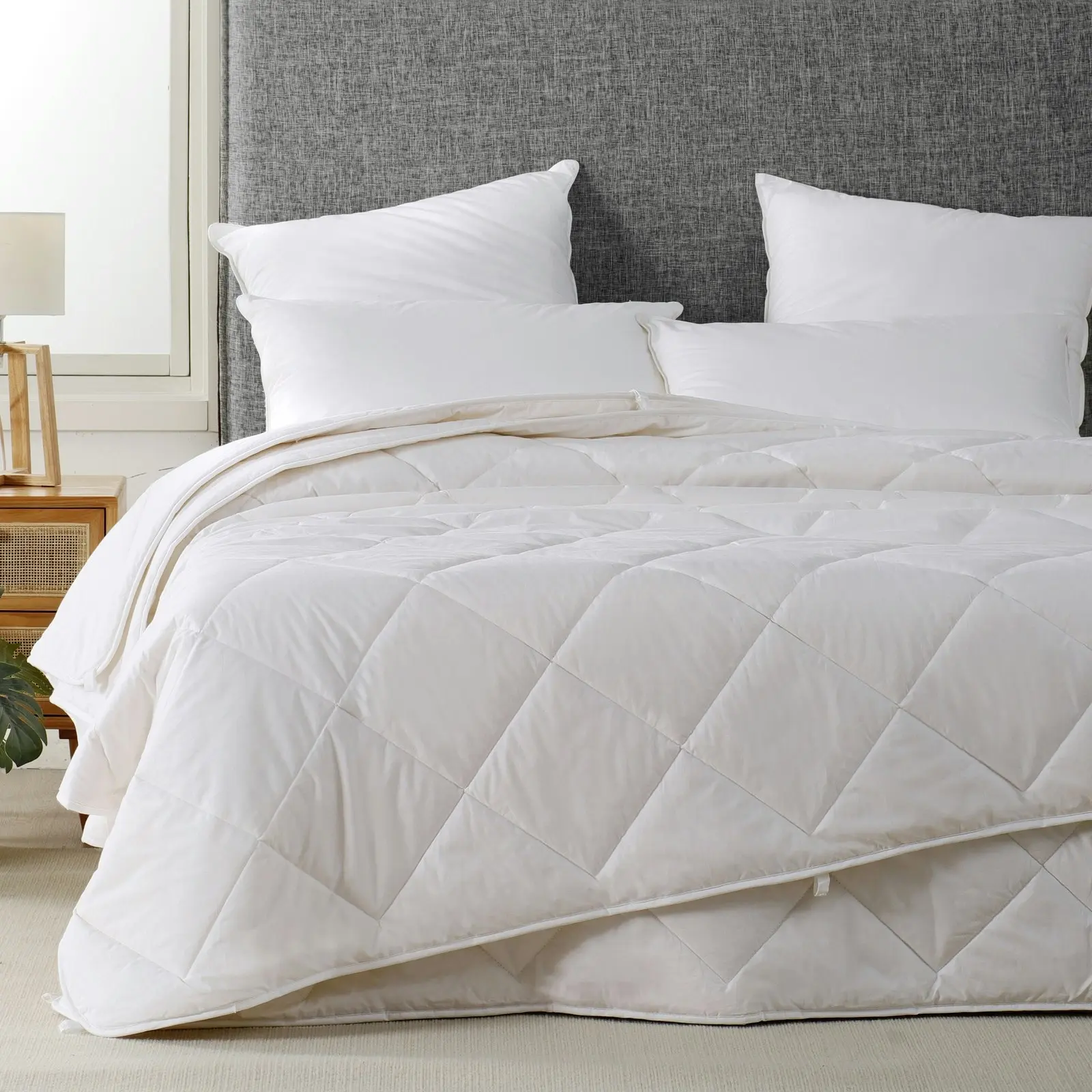 Dreamaker All Season 2 Piece Australian Wool Quilt - Single Bed