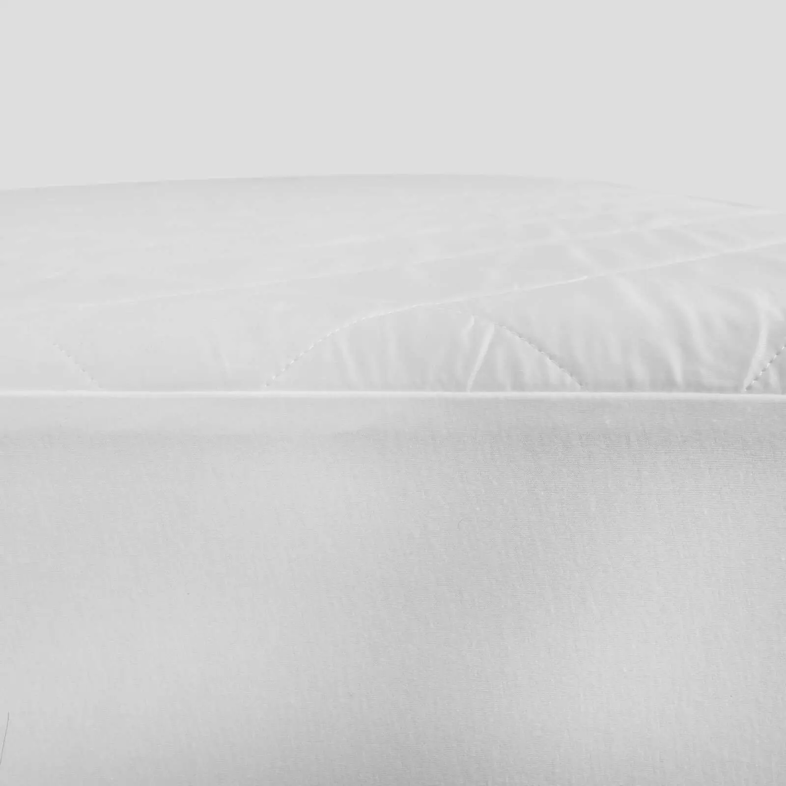 Natural Home Bamboo Quilted Mattress Protector White Single Bed