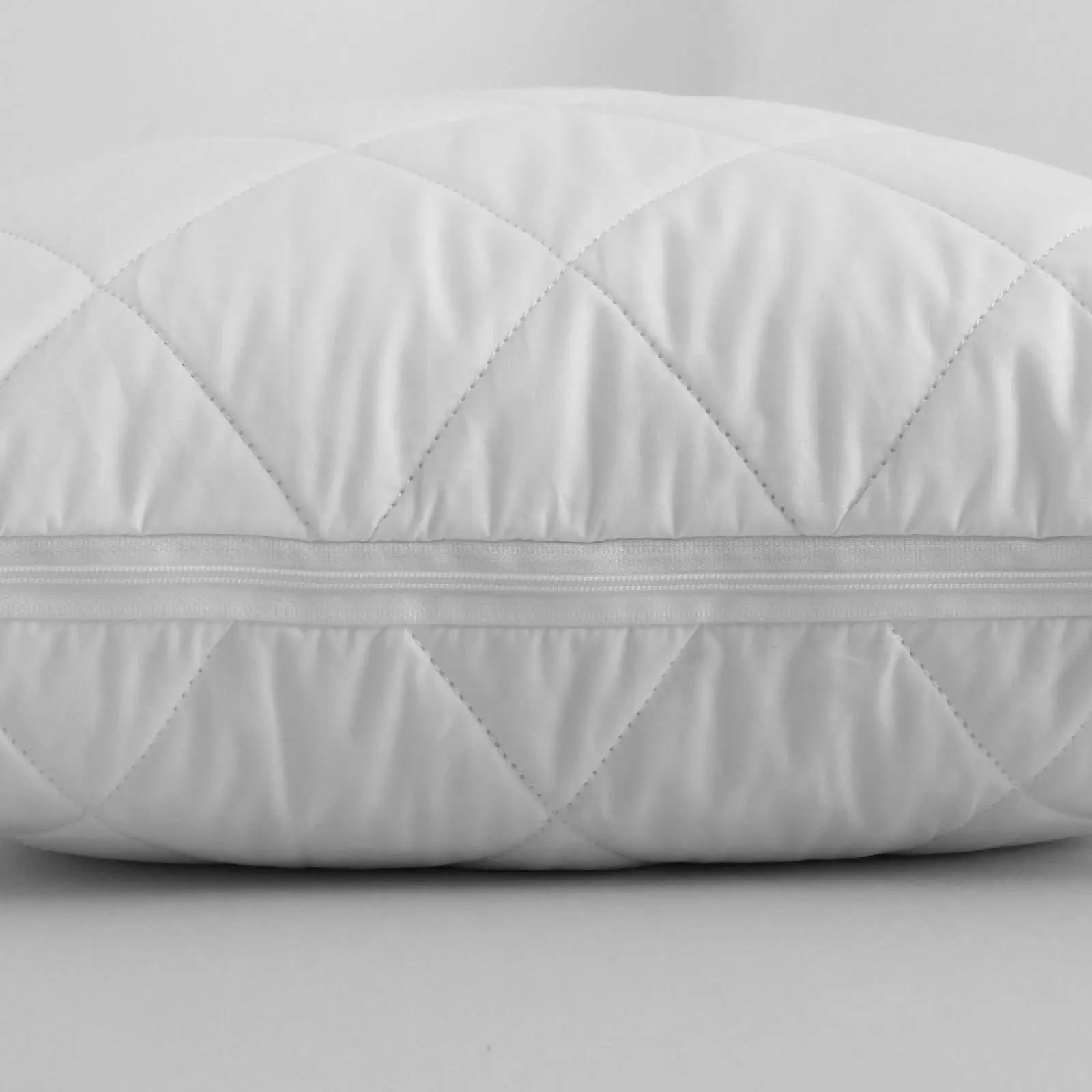 Dreamaker 100% Cotton Quilted Pillow Protector - 48x73cm (2 Pack)