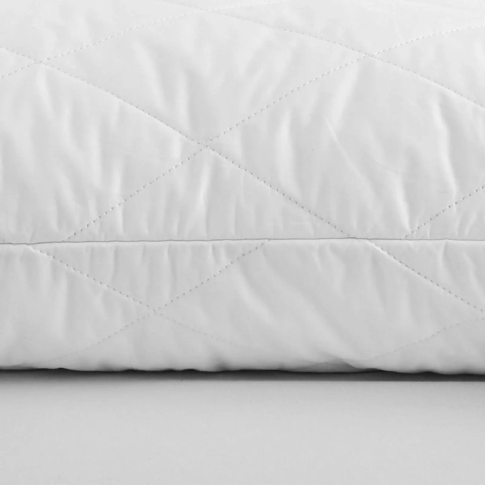 Dreamaker 100% Cotton Quilted Pillow Protector - 48x73cm (2 Pack)