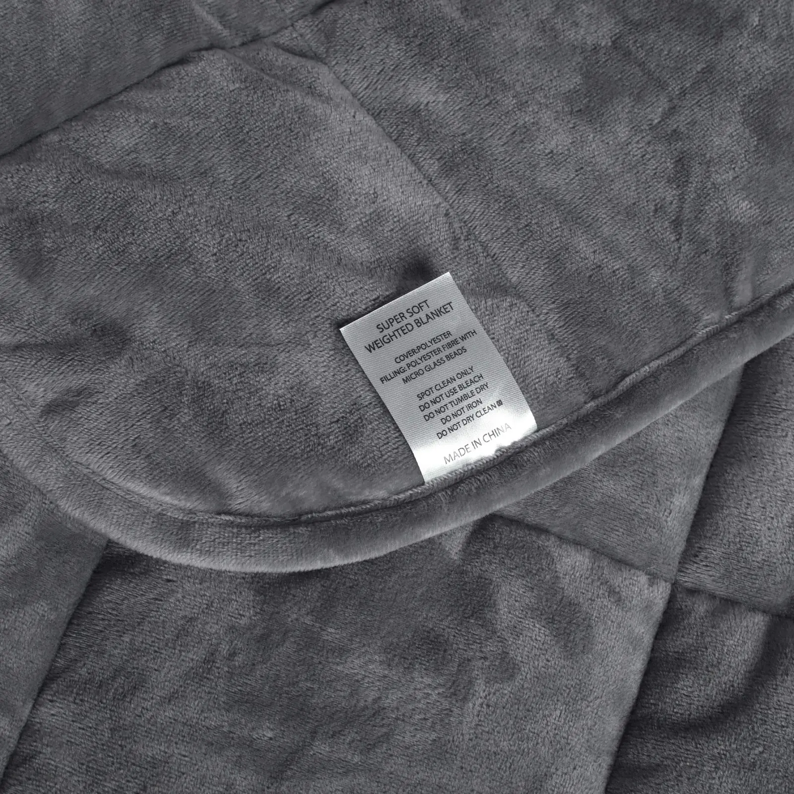 Dreamaker Calming Soft Weighted Blanket Grey 122x183cm 9kg