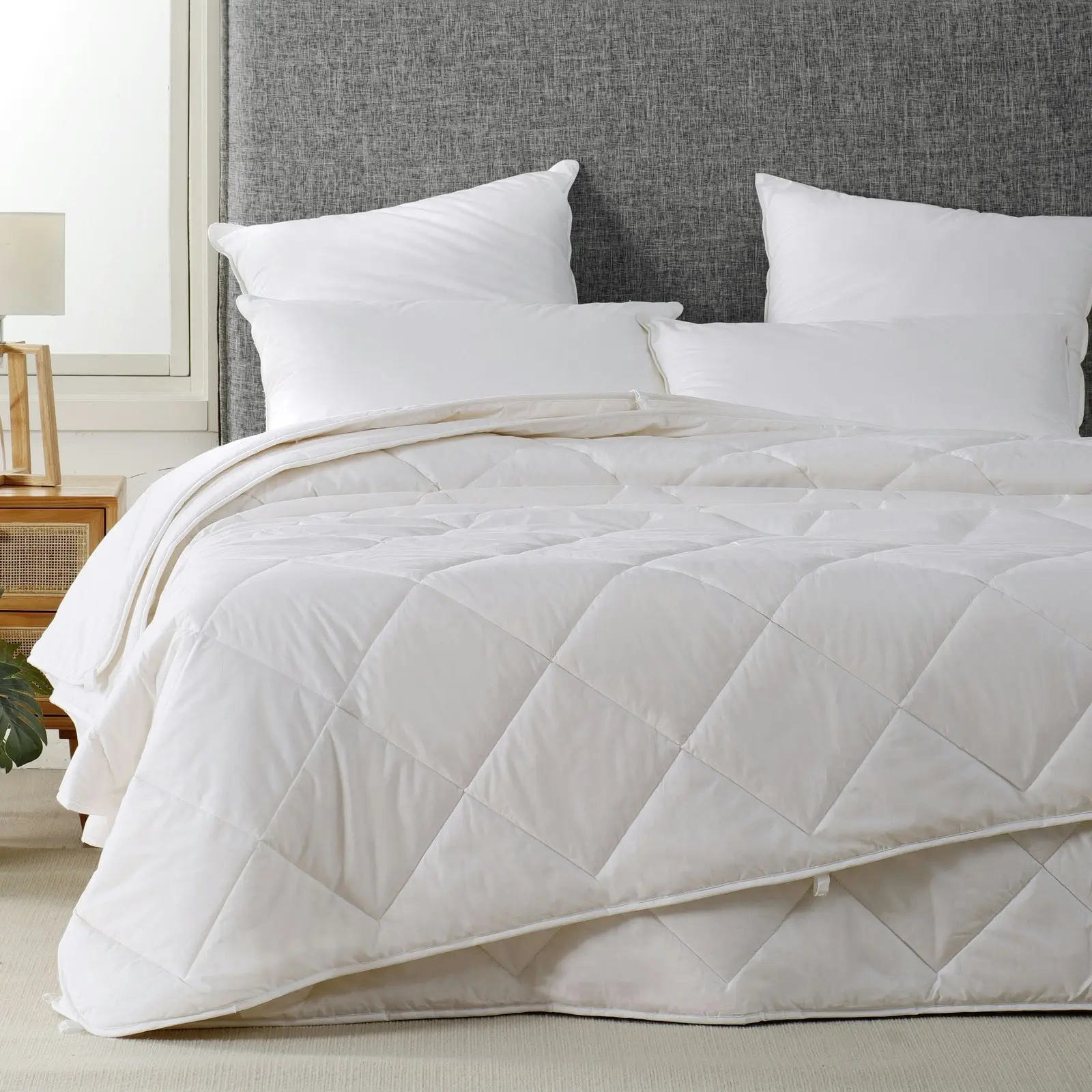 Dreamaker All Season 2 Piece Australian Wool Quilt Double Bed