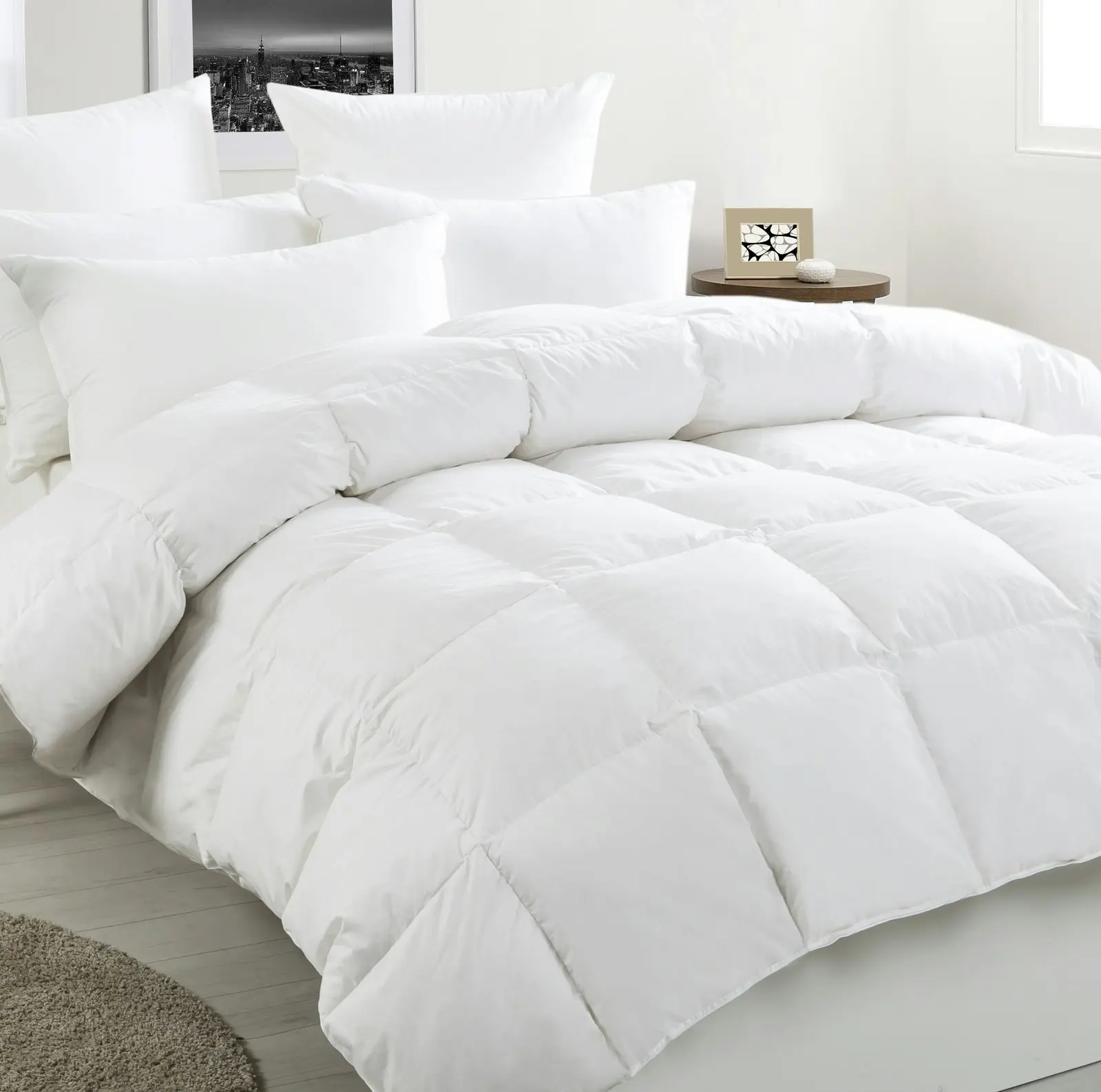 Dreamaker 50/50 White Duck Down & Feather Winterweight Quilt - Single Bed