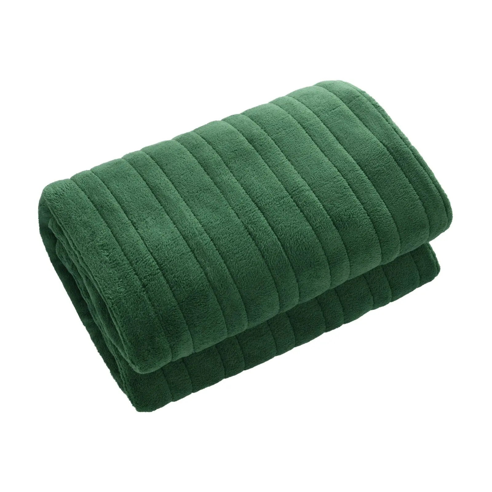 Dreamaker Coral Fleece Heated Throw Eden Green 160 x 120cm