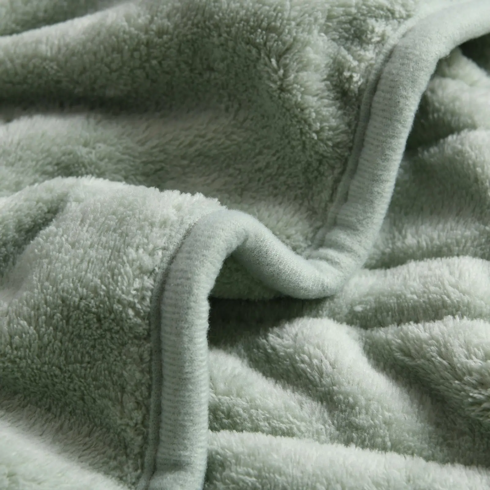 Dreamaker Coral Fleece Electric Heated Throw Blanket Sage 160 x 120cm