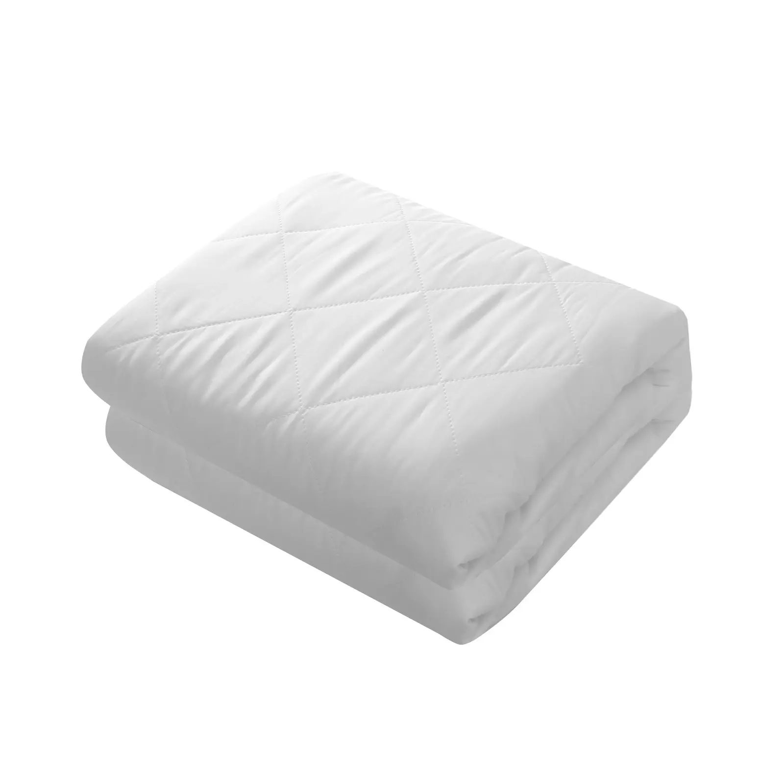 Natural Home Bamboo Quilted Mattress Protector White Super King Bed