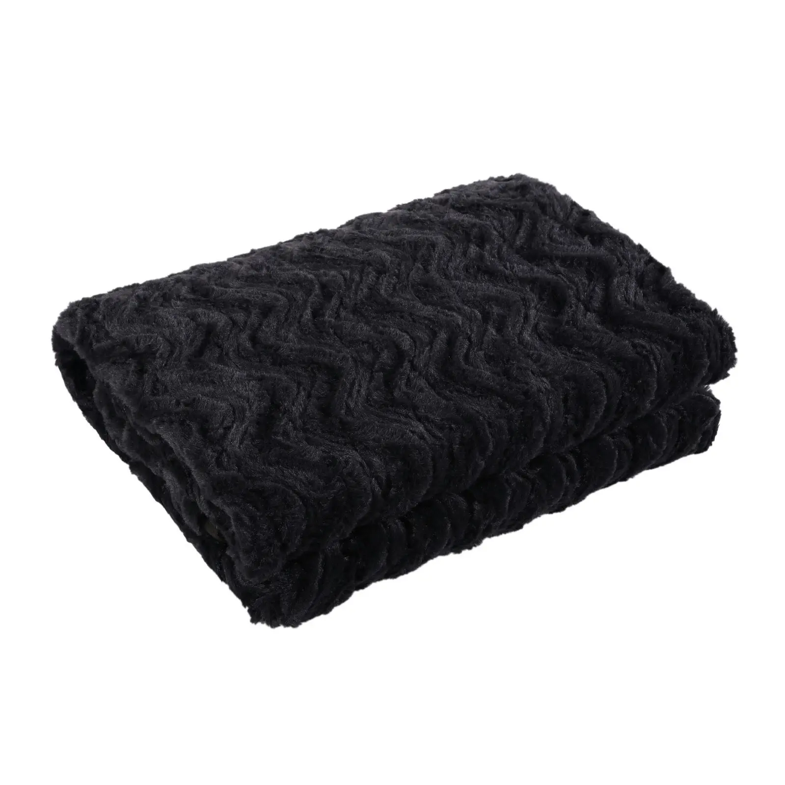 Dreamaker 500Gsm Faux Fur Heated Throw Charcoal 160x120cm