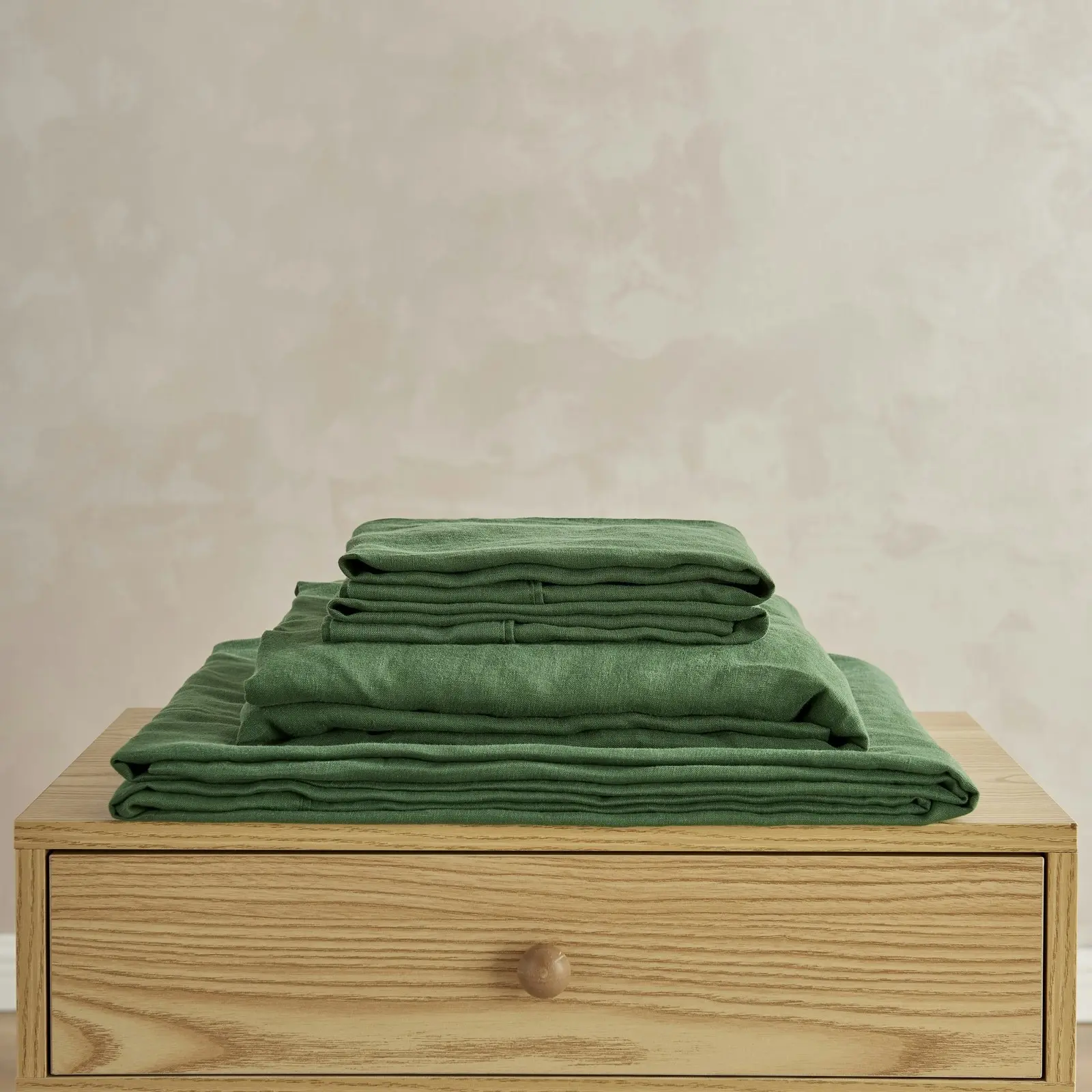 7007210 Natural Home Linen Sheet Set QB OLIVE