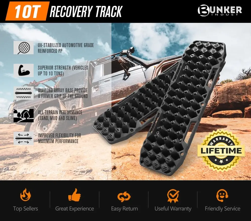 Recovery Tracks 10T Extraction Board Snow Mud Tracks 10Ton 4WD