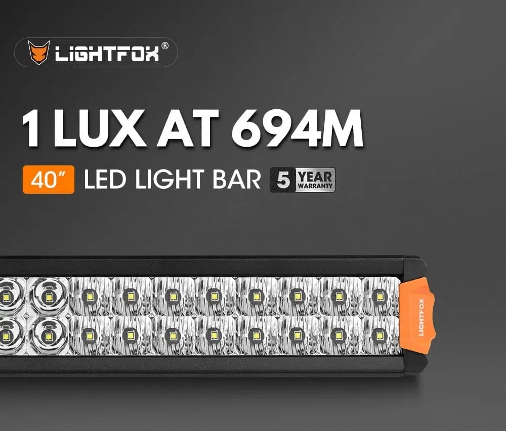 Rigel Series 40inch Osram LED Light Bar 1Lux @ 694m 30,192 Lumens