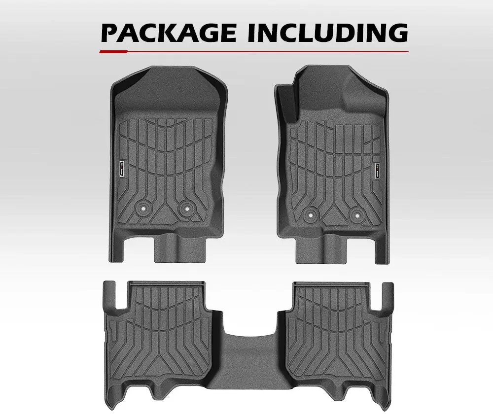 Kiwi Master 3D TPE Car Floor Mats Fit Ford Everest 2015-2022