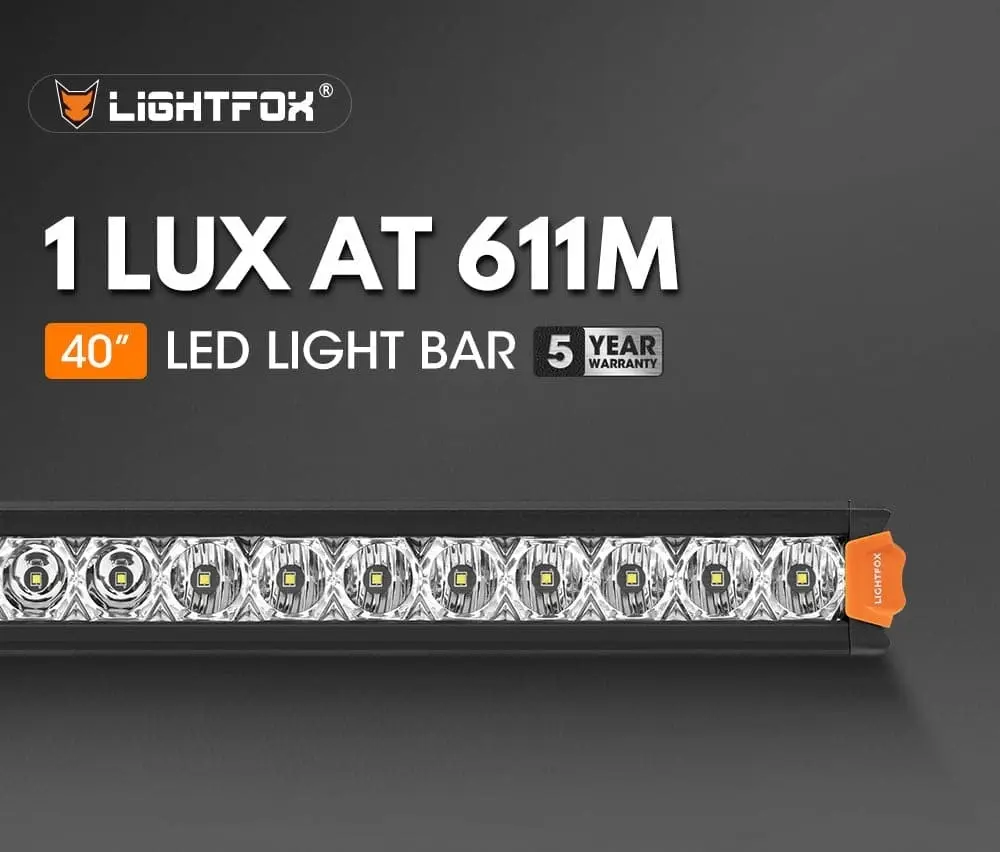 Vega Series 40inch Osram LED Light Bar 1Lux @ 611m 25,160 Lumens