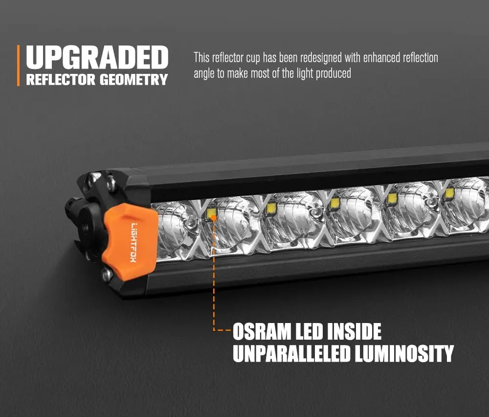 Vega Series 40inch Osram LED Light Bar 1Lux @ 611m 25,160 Lumens