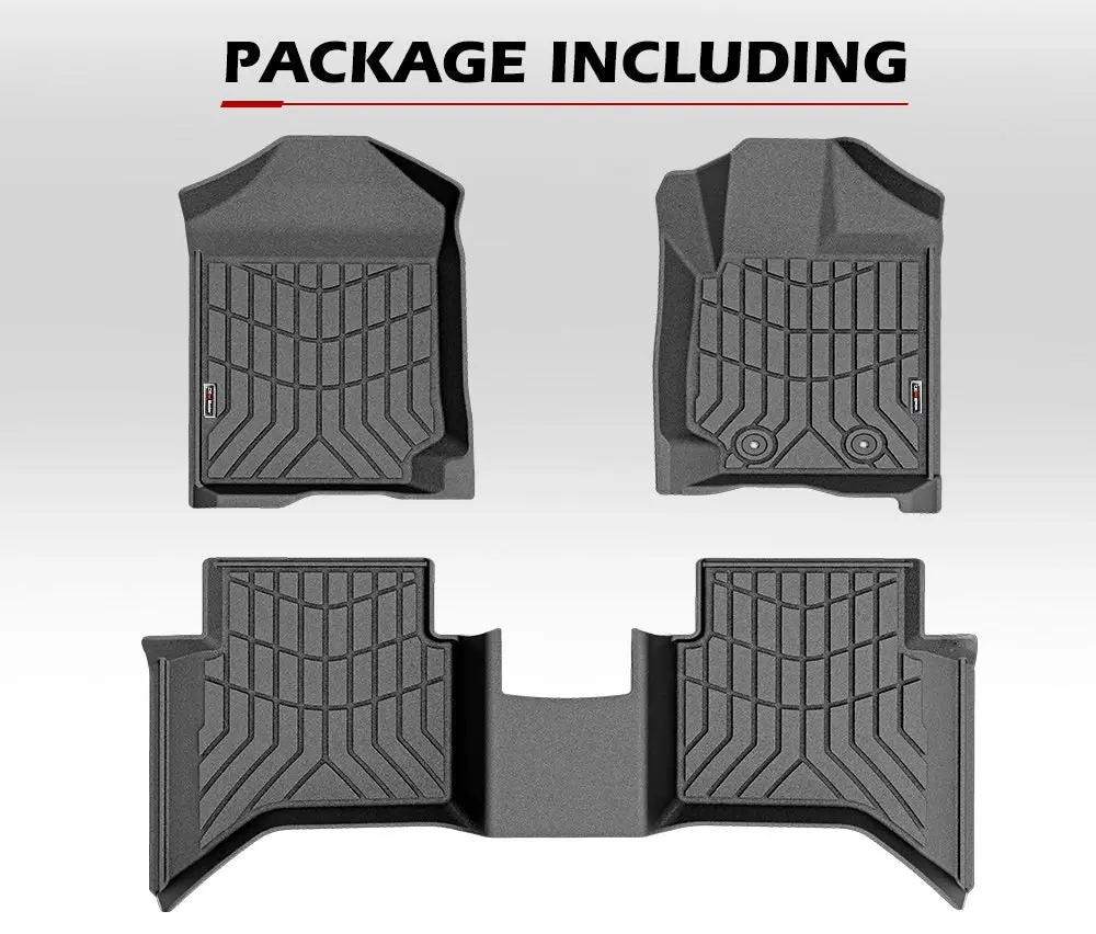 Kiwi Master 3D TPE Car Floor Mat for Ford Ranger Wildtrak Raptor 2011-MY2022 PX PX2