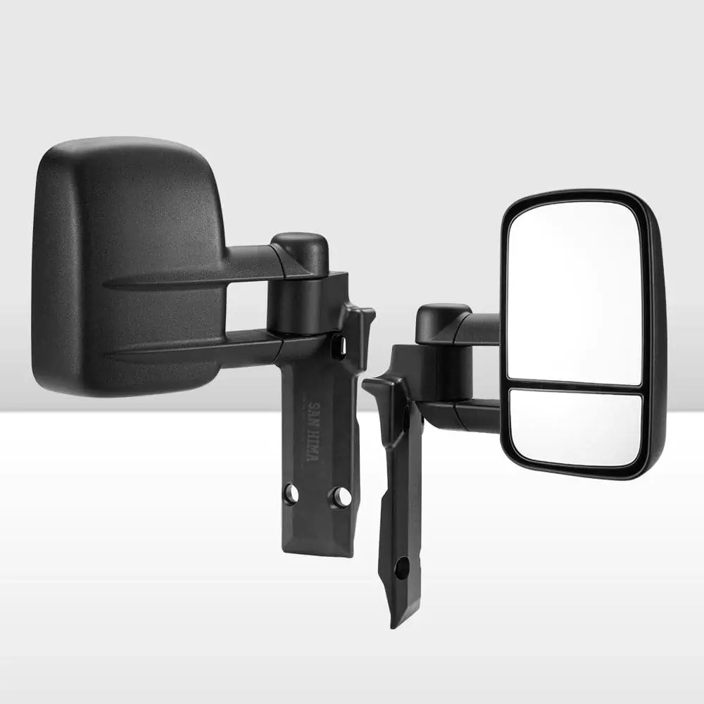 San Hima Extendable Towing Mirrors Pair  For Toyota Landcruiser 70-79 1984-2019