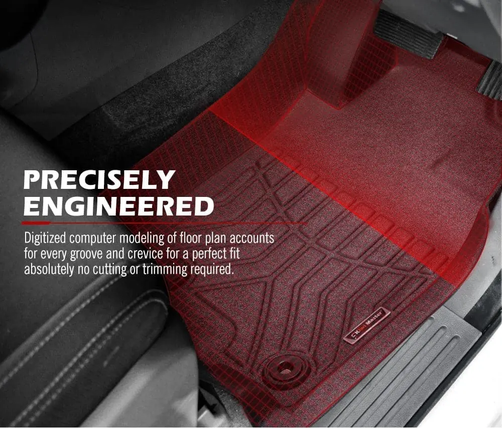 Kiwi Master 3D TPE Car Floor Mats Liner fit Toyota Landcruiser Prado 150 MY 2013-Current