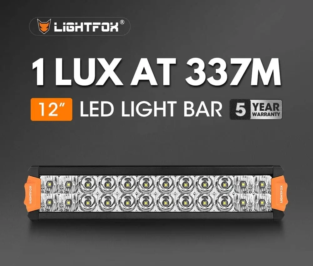 Rigel Series 12inch Osram LED Light Bar 1Lux @ 337m 8,320 Lumens