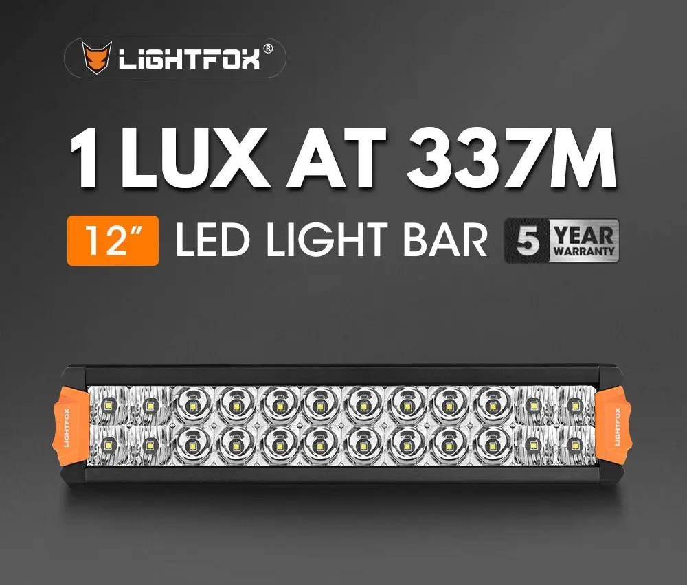 Rigel Series 12inch Osram LED Light Bar 1Lux @ 337m 8,320 Lumens