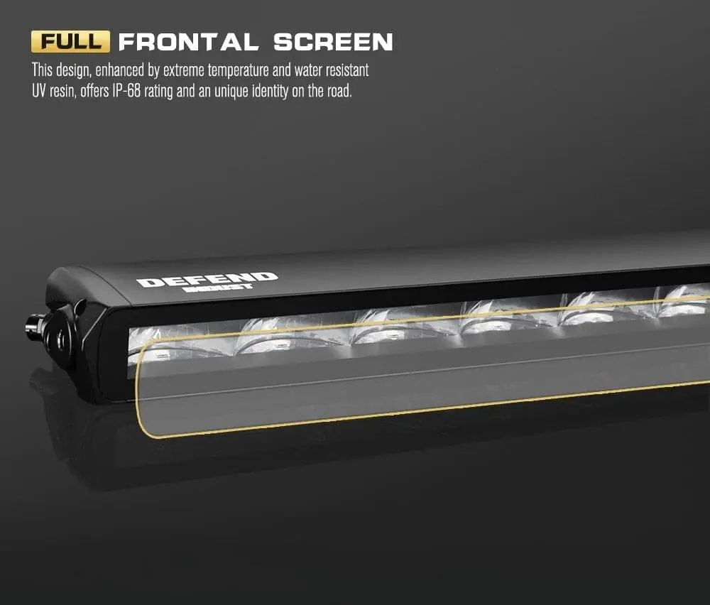 20inch E-MARK LED Light Bar 1Lux @ 432m 6,000 Lumens