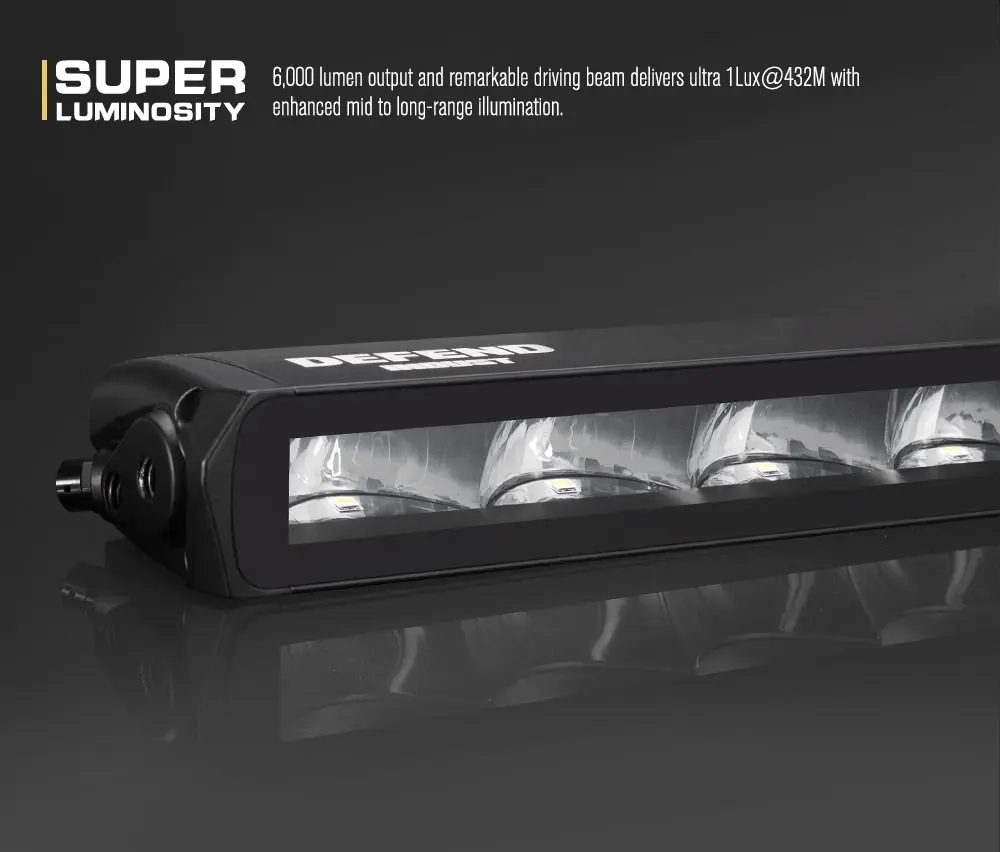 20inch E-MARK LED Light Bar 1Lux @ 432m 6,000 Lumens