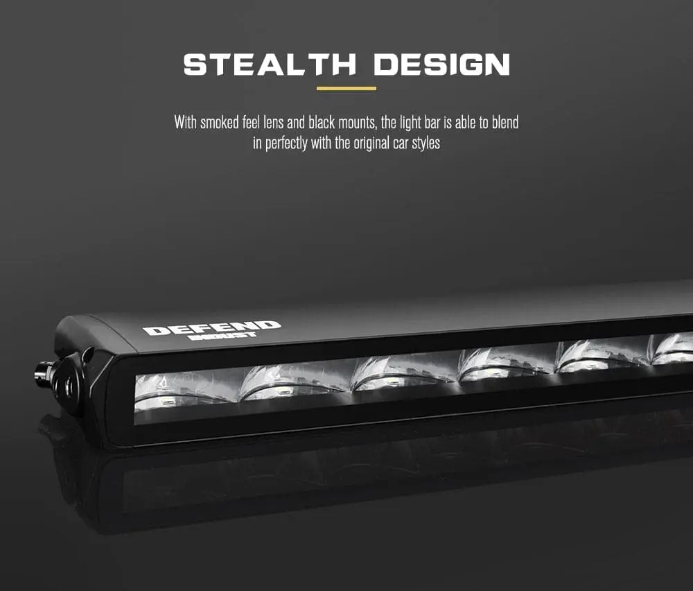 20inch E-MARK LED Light Bar 1Lux @ 432m 6,000 Lumens