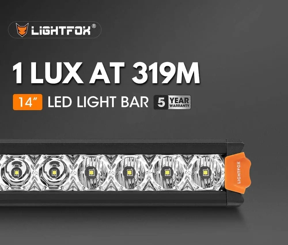 Vega Series 14inch Osram LED Light Bar 1Lux @ 319m 7,548 Lumens