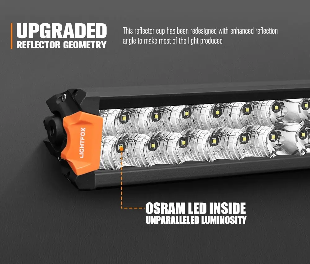 Rigel Series 30inch Osram LED Light Bar 1Lux @ 612m 22,644 Lumens