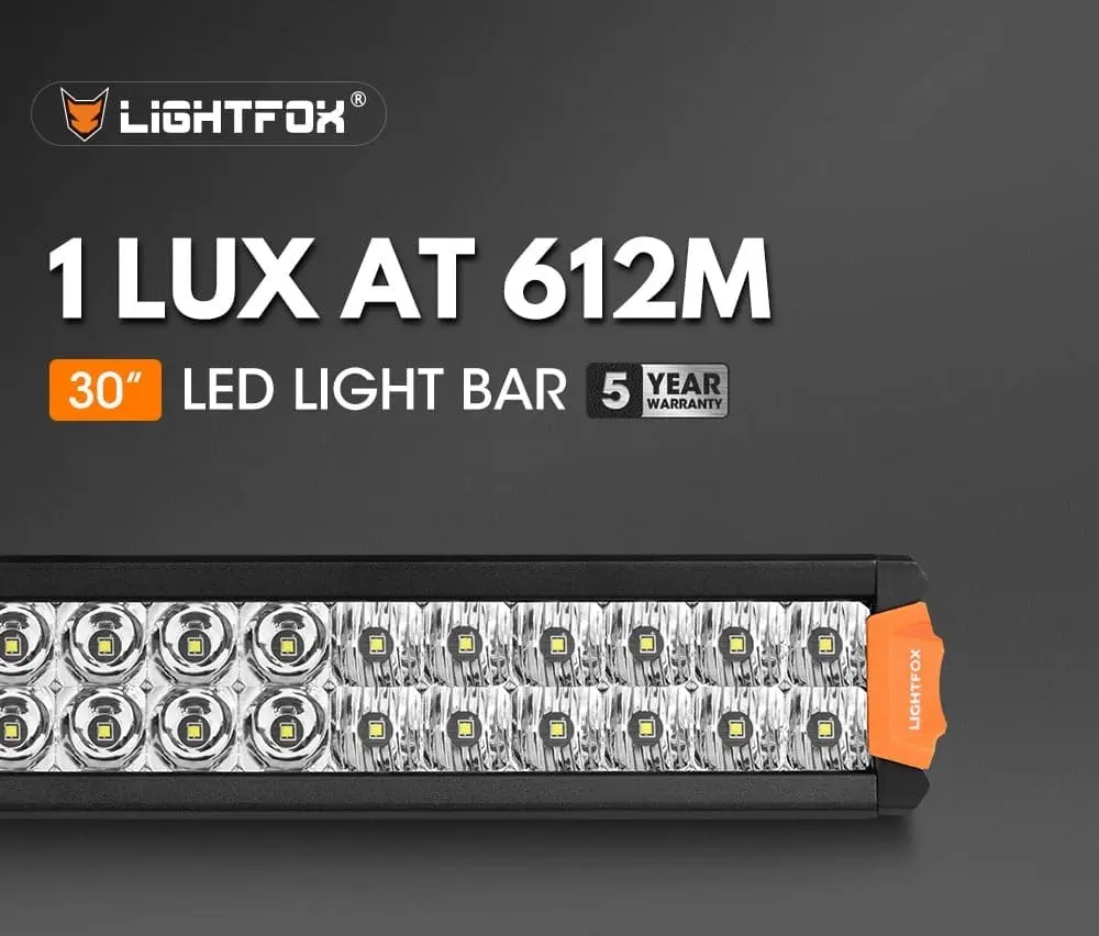 Rigel Series 30inch Osram LED Light Bar 1Lux @ 612m 22,644 Lumens