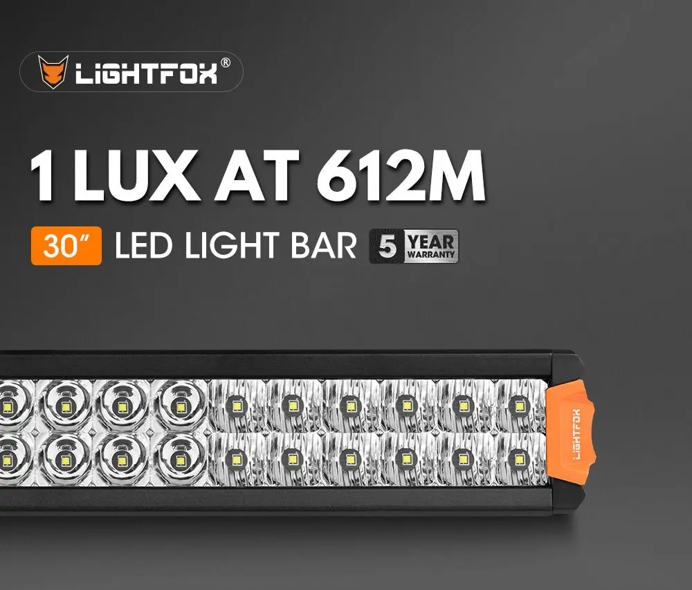 Rigel Series 30inch Osram LED Light Bar 1Lux @ 612m 22,644 Lumens