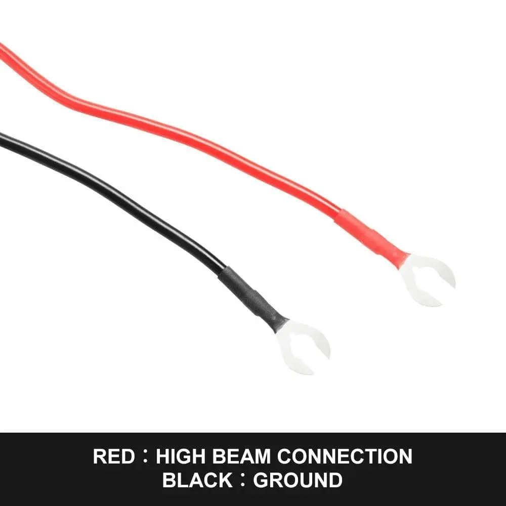 2 Way High Beam Wiring Loom Harness