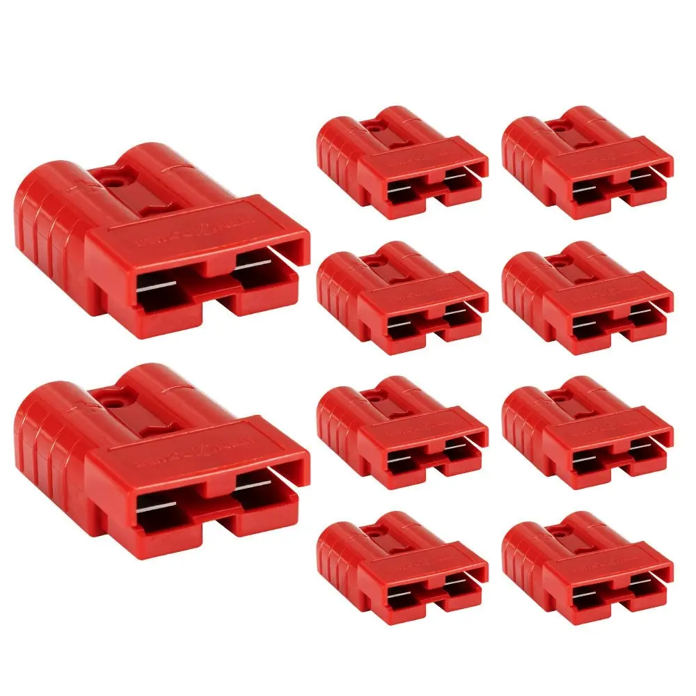 10x 50AMP Red Anderson Style Plug