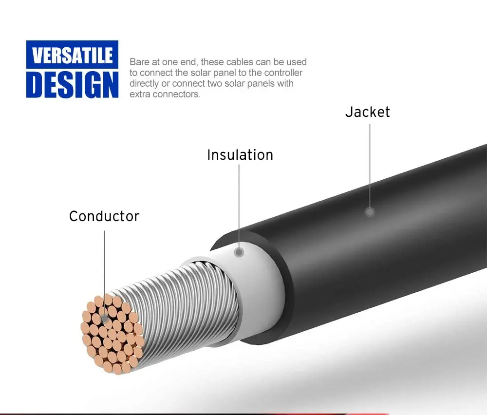 2x 5m 6mm²  Extension Cable