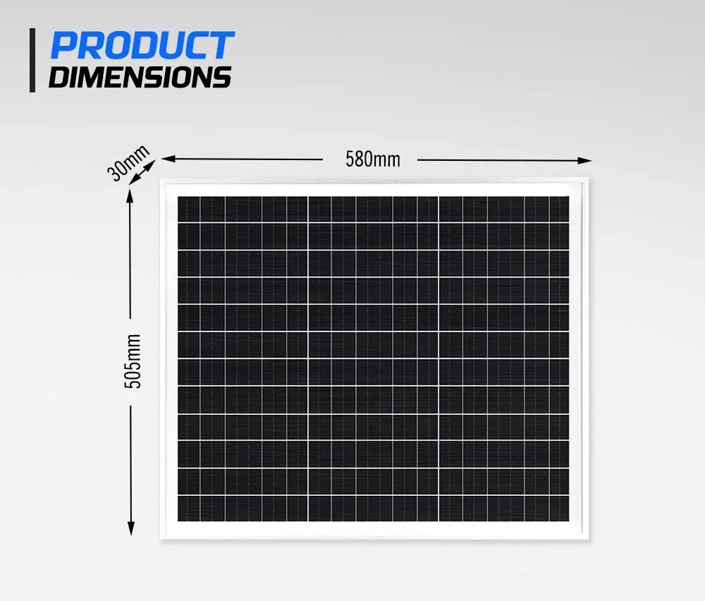 12V 60W Mono Solar Panel