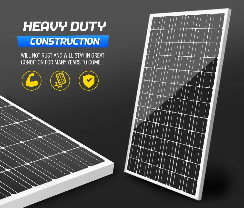 250W 12V Mono Solar Panel Kit