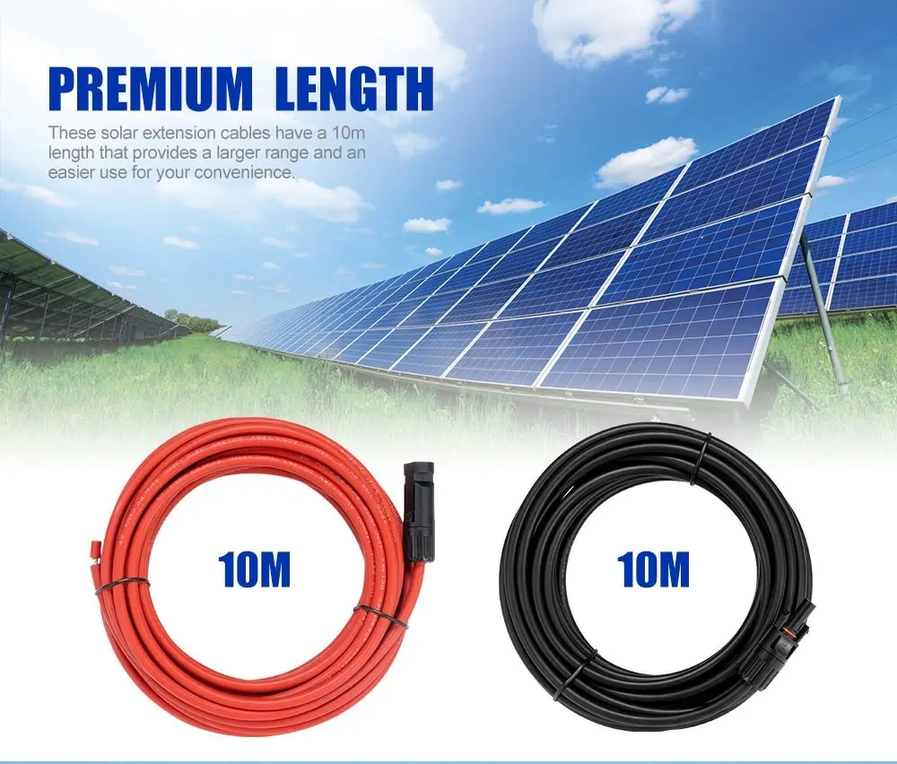 2 x 10m 6mm² Extension Cable