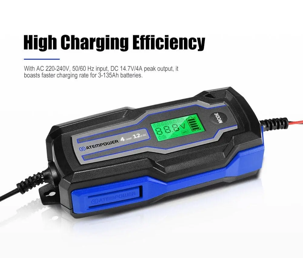 Smart Battery Charger 4A 6V/12V