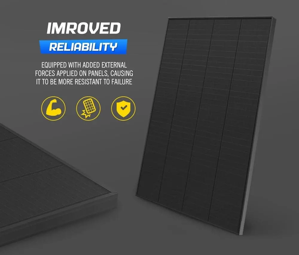 Atem Power 12V 200W Bifacial Solar Panel Kit Mono Shingled Fixed Power Caravan Camping