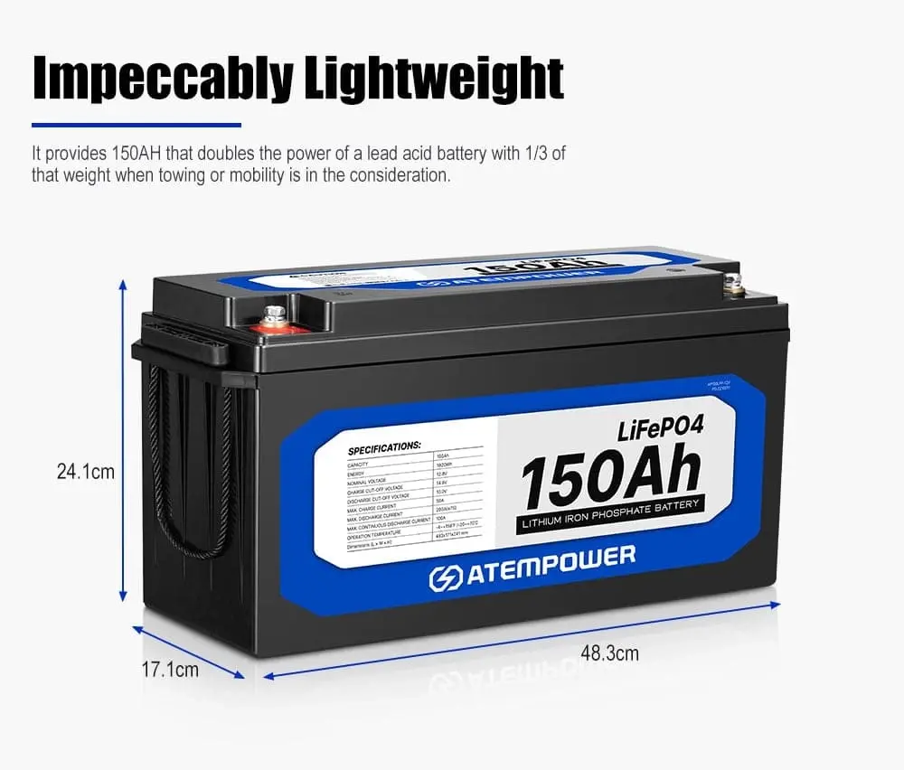 150Ah 12V Lithium Battery LiFePO4