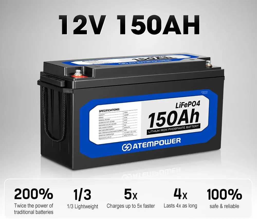 150Ah 12V Lithium Battery LiFePO4