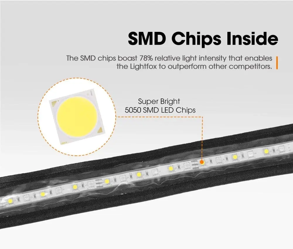 Led Flexible Camping Strip Light 2835 SMD 12V 1.3M 2 Colours