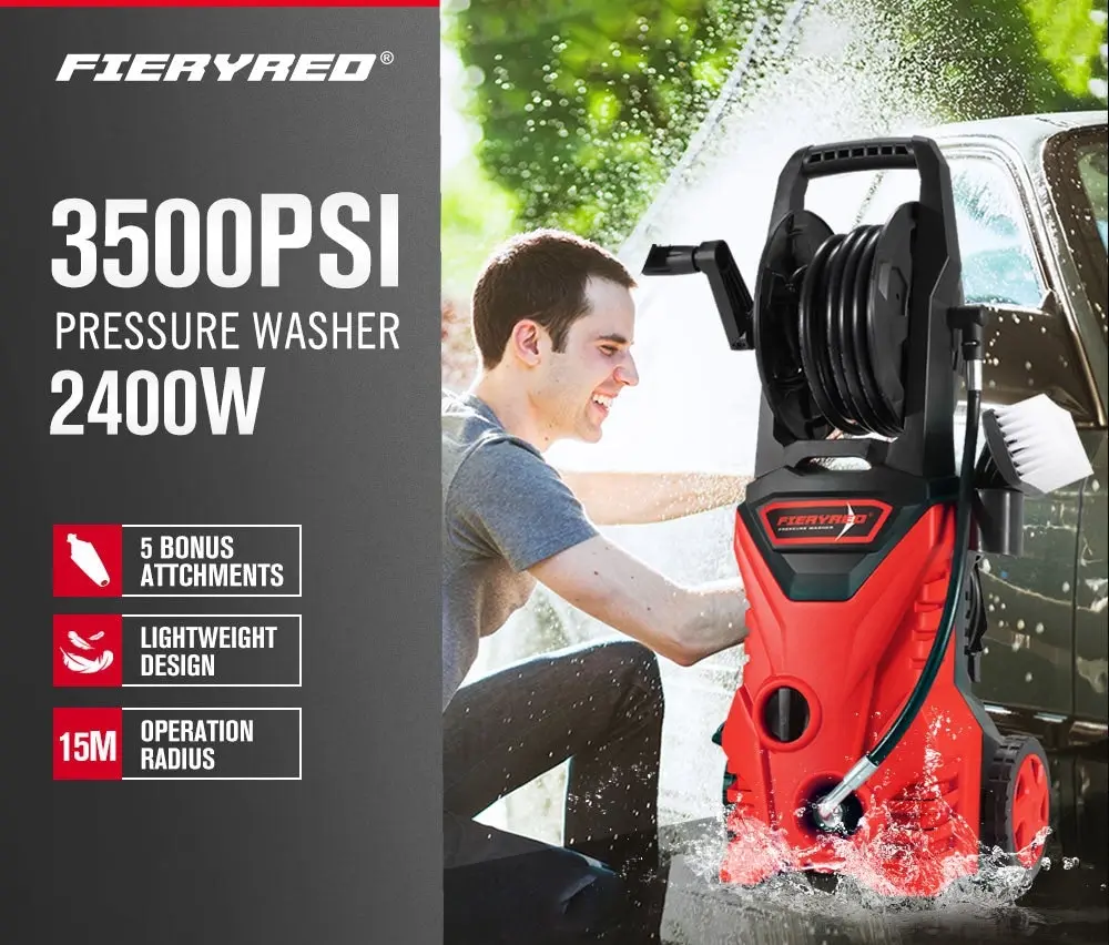 2400W High Pressure Washer Cleaner 10M Hose