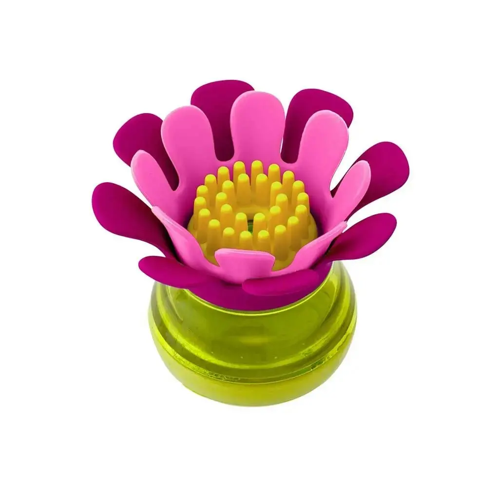 Boon Forb Mini Silicone Dish Brush - Pink