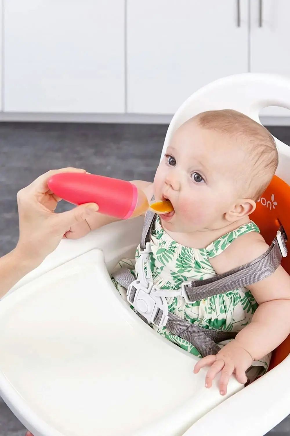 Boon Squirt Baby Food Dispensing Spoon -Orange