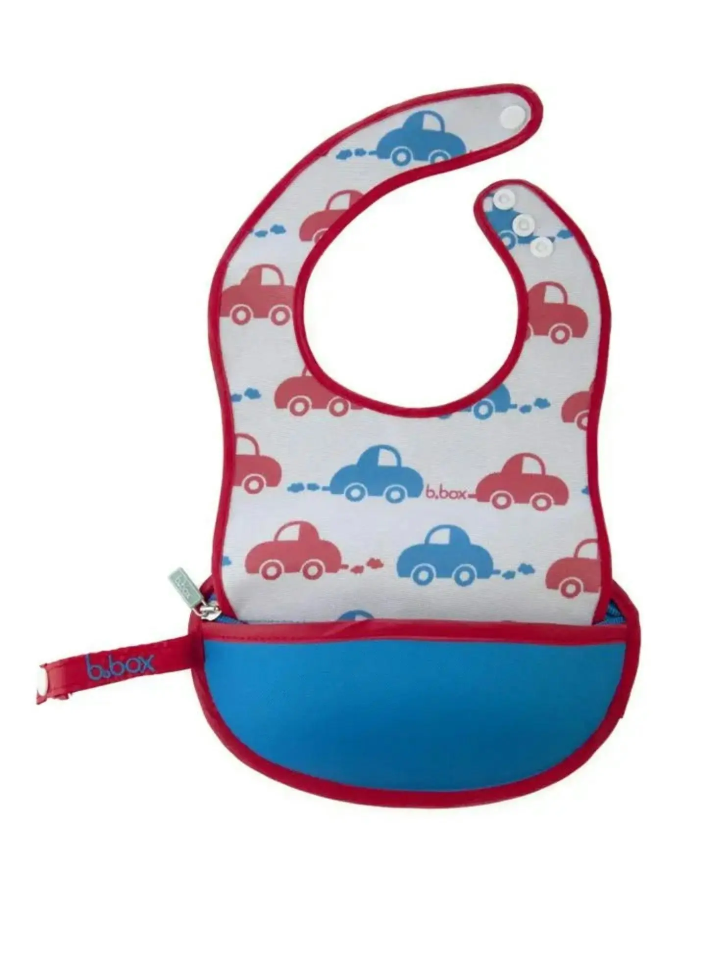 b.box Travel Bib for baby - Essential Beep Beep