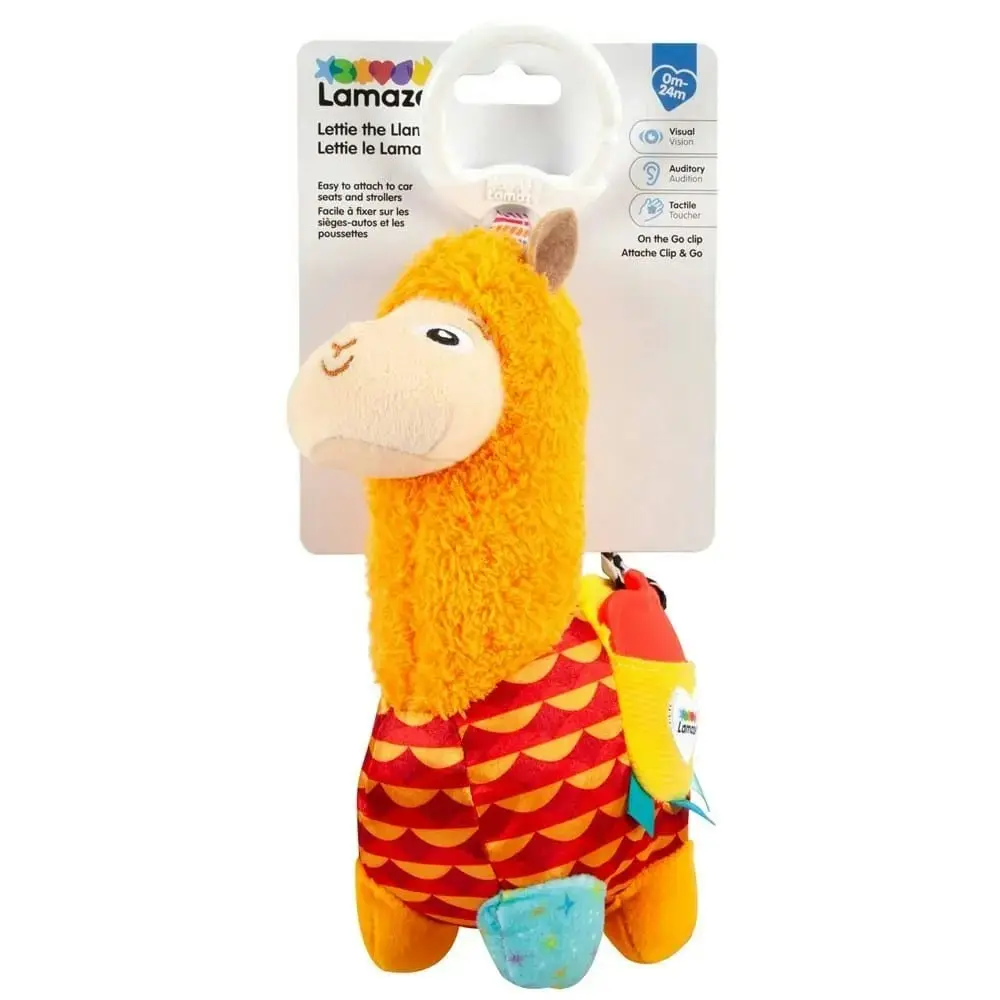 Lamaze Lettie The Llama Clip & Go Plush