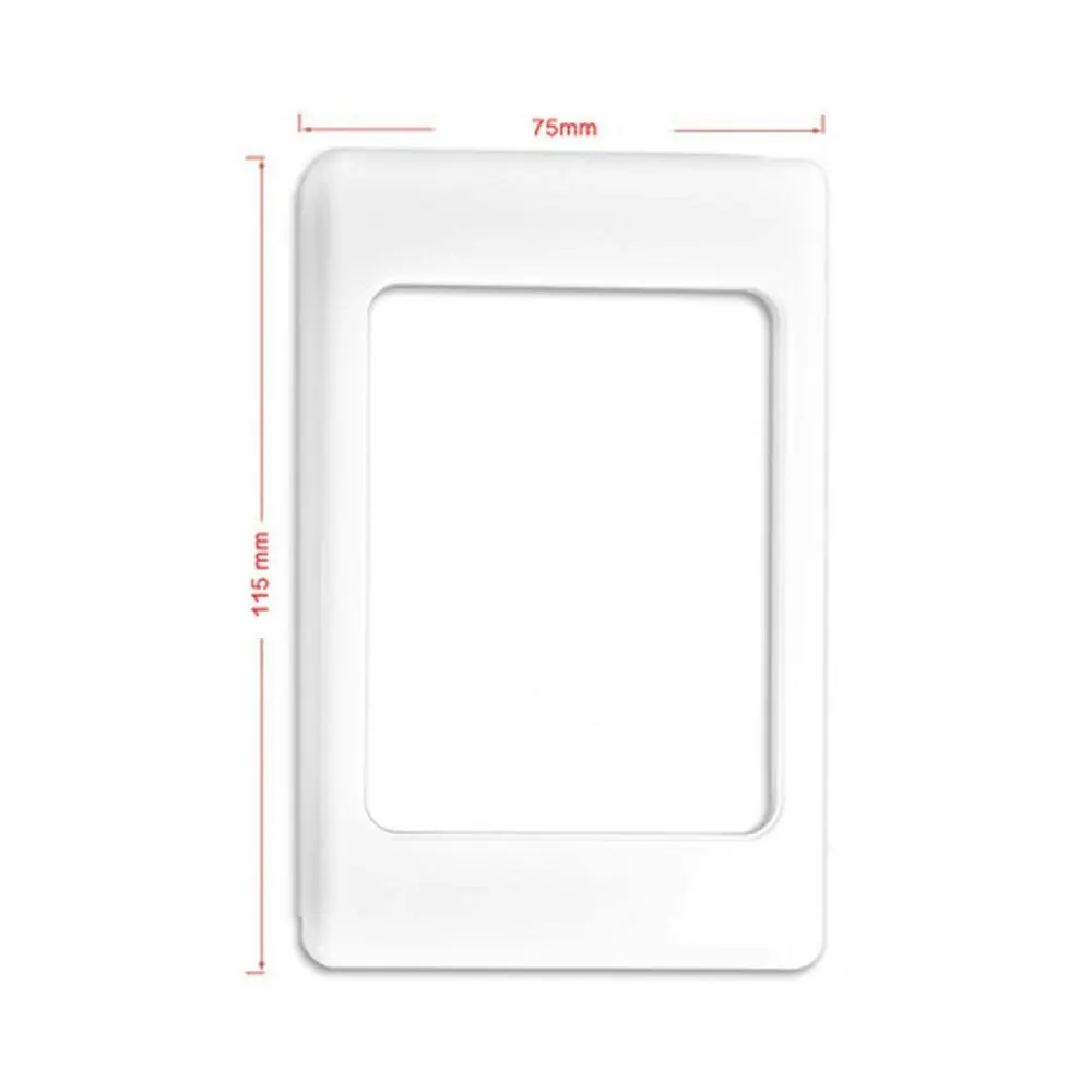 Pro2 Wall Plate Outlet Cover for Light Switch/Powerpoint Old Cuts/Holes White