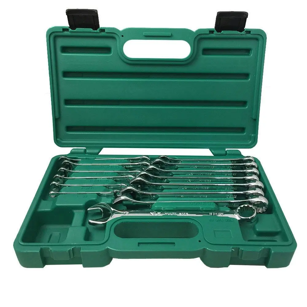 NLZ 14pc Combination Wrench Set Metric 6-19mm Offset Multi Fit Spanner Tools