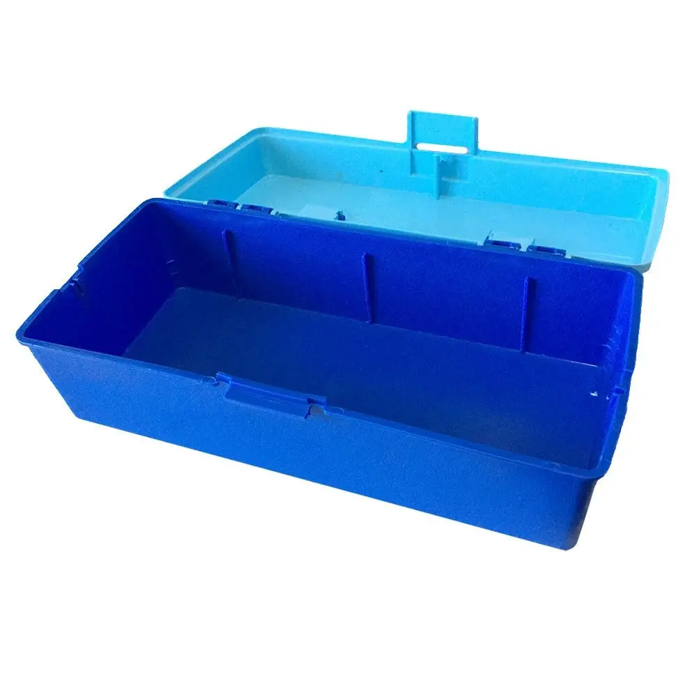 28cm Storage Box/Case w/Caddy/Organiser Tray for Tool/Sewing/Handcraft/Fishing