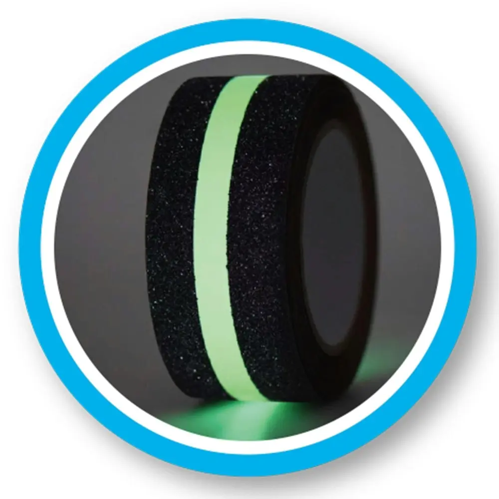 Hercules Dr. Nano 50mm x 3m Glow In The Dark Anti Slip Tape 80 Grit Long Lasting